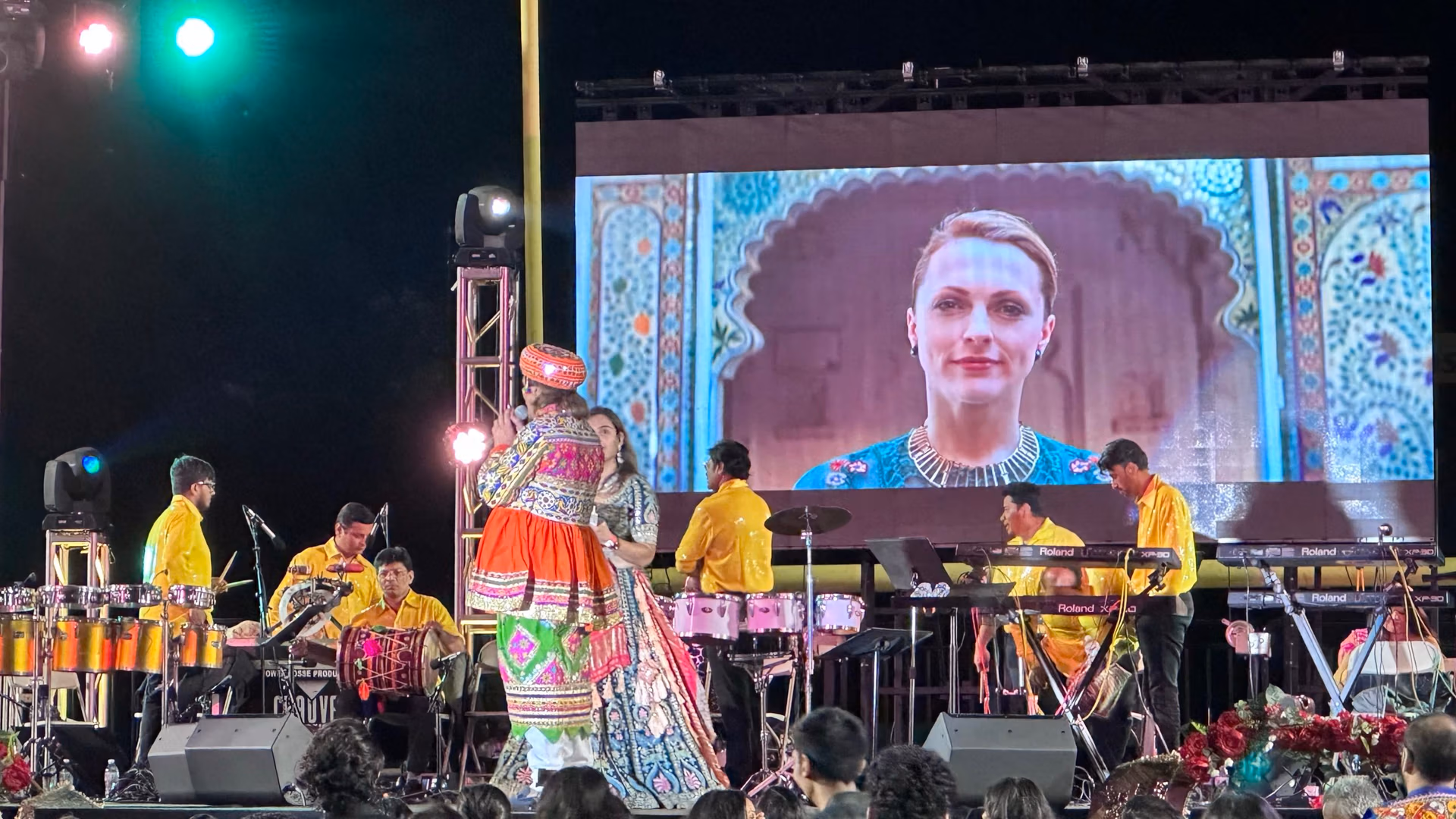 Navarti Celebrations Stage and Video wall