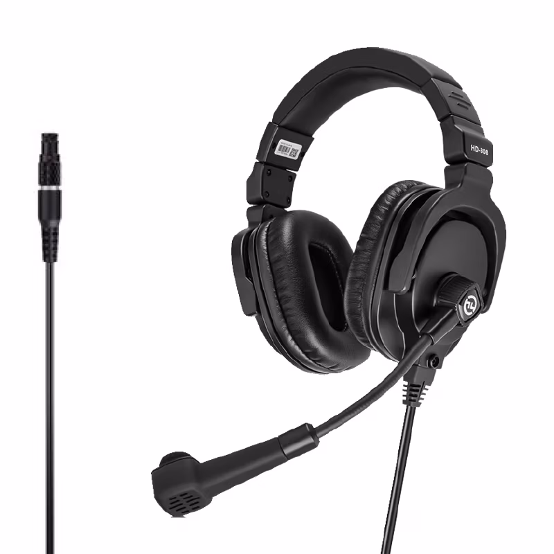 Wireless intercom headset for production communications rentals