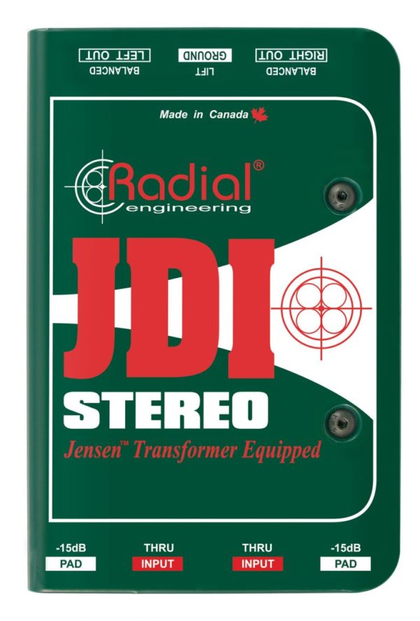 Radial JDI Stereo Passive DI Direct Box for Guitar