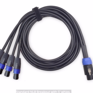 NL8 to 4-NL2 Speakon Breakout Splitter Cable