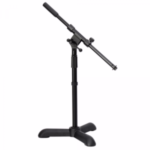 Short Boom Microphone Stand w/Tripod Metal Base