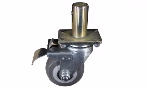 Staging Dimensions Single Rolling leg without Sleeve