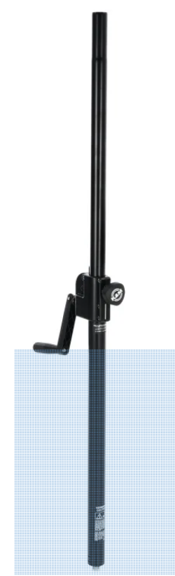 K&M 21339 Adjustable M20 Threaded Speaker Pole with Hand Crank