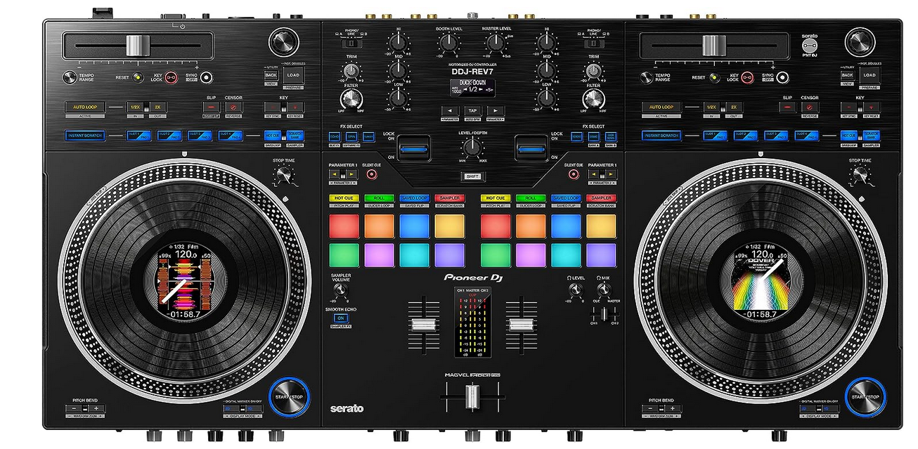 Pioneer DDJ-REV7 controller for Serato DJ Pro