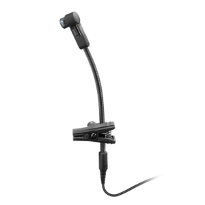 Sennheiser E 908 Microphone shown with instrument clip