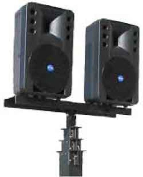 Applied Electronics Double Tilt, Pole Mount Speaker Adapter