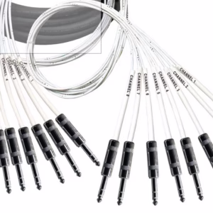 8 Channel Snake 1/4 TRS - 1/4 TRS 10'