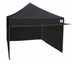10x10 Eurmax Black Tent with Sides Walls