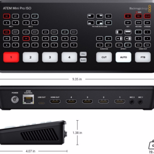 Blackmagic Design ATEM Mini Pro ISO Live Production Switcher
