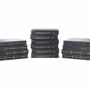 Cisco Managed Switch with Ethernet Fiber Transceivers