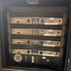 Crown HD Monitor 2 Amp Rack