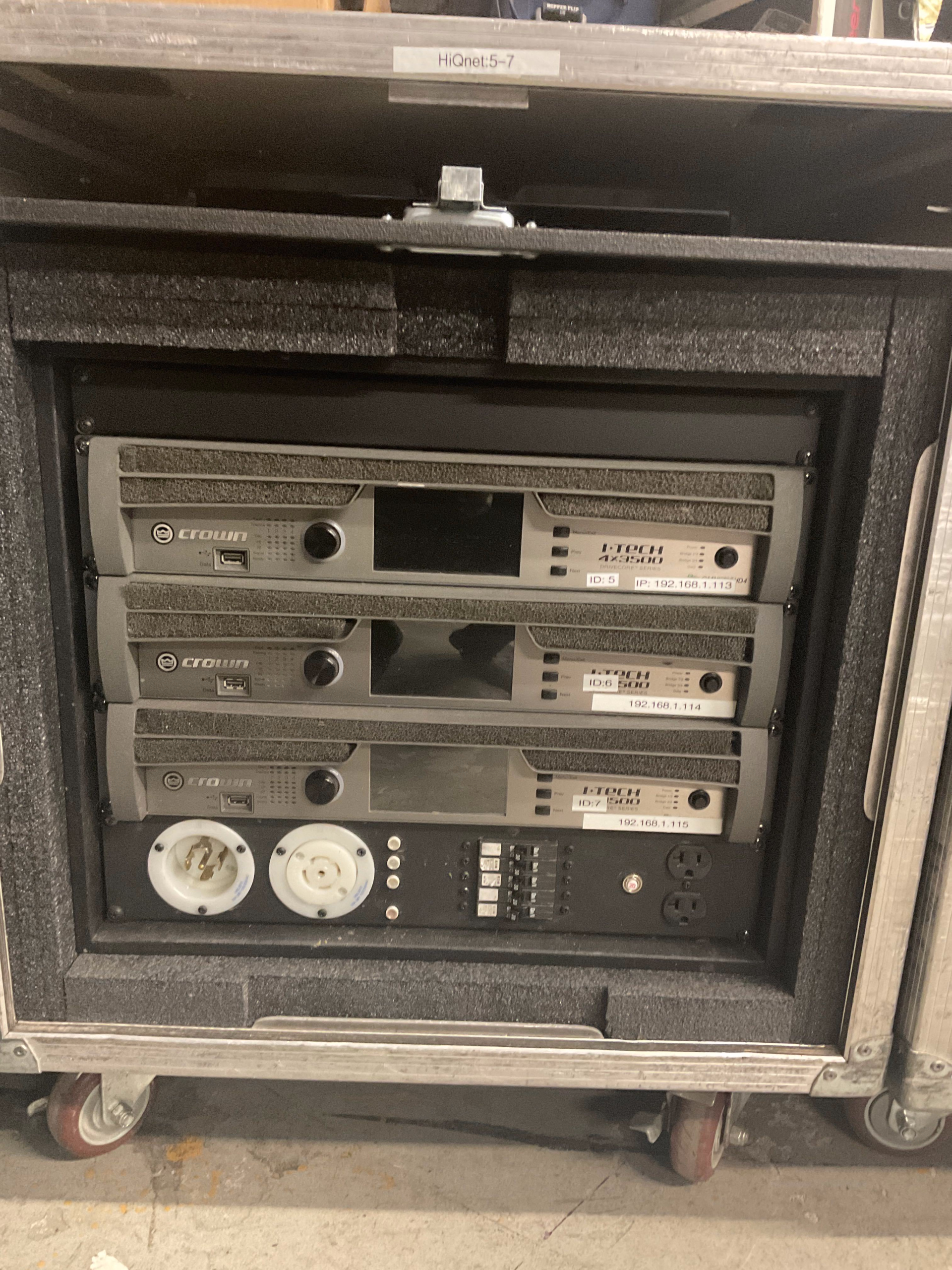 Crown Vrack 2 - 4x3500 HD Amp Rack