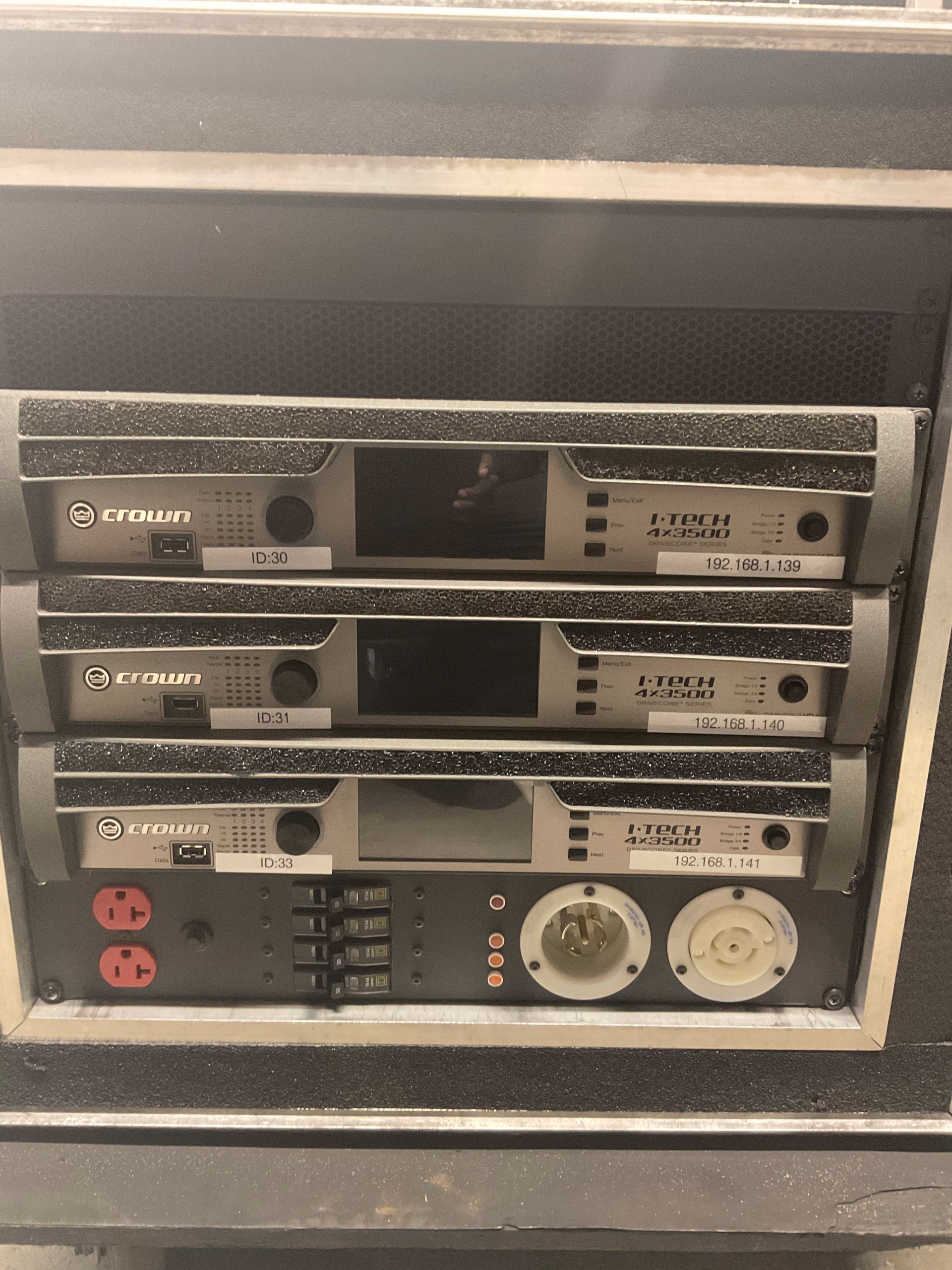 Crown Vrack 6 - 4x3500 HD Amp Rack