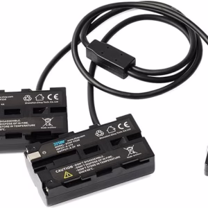 D-tap to Dual NP-F550 Dummy Battery Compatible