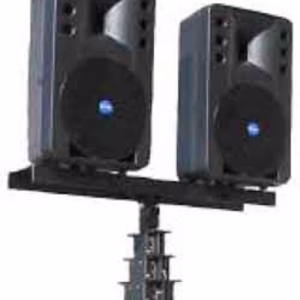 Applied Electronics Double Tilt, Pole Mount Speaker Adapter