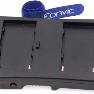 Eonvic NP-F Battery to V-Mount Battery Converter Power Adapter