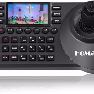 FoMaKo KC608 Pro NDI PTZ Camera Controller (Black)