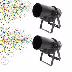 Funfetti Continuous Flow Electric Confetti Cannon Rental Package (2 Pack)