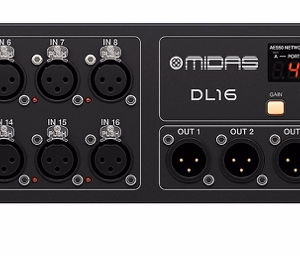 Midas DL16 16-input / 8-output Stage Box