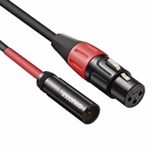 Mini XLR to XLR Cable,XLR Female to Mini XLR Male Microphone Audio Cable