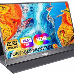 MNN Portable Monitor 15.6inch FHD 1080P 60Hz USB C HDMI Gaming Ultra-Slim IPS Dsplay
