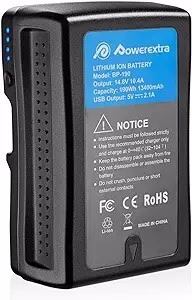Powerextra V Mount V-Lock Battery 190Wh 13400mAh