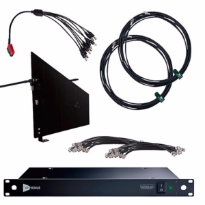 RF Venue Distro9 HDR and Diversity Fin Antenna Bundle