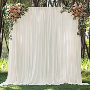 Ivory Sheer Drape