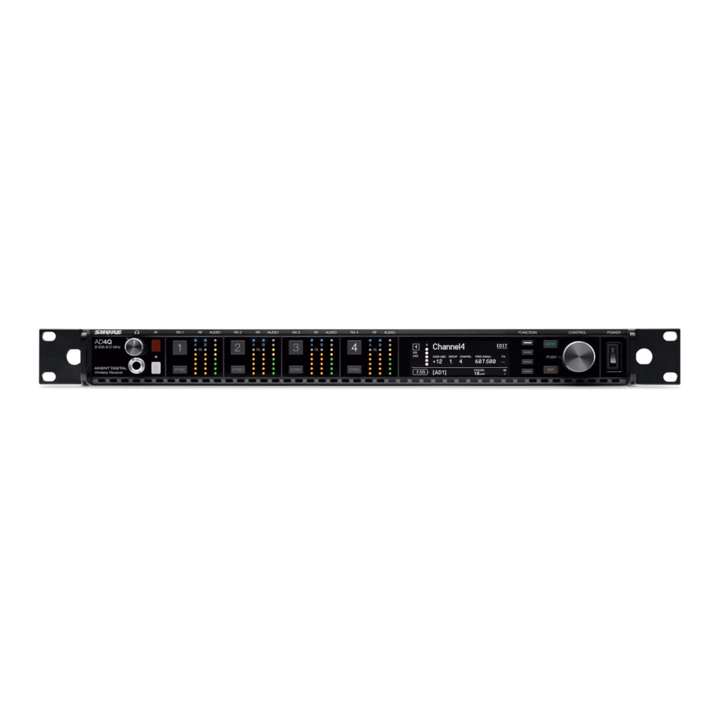 Shure AD4Q four-channel Axient Digital wireless receiver